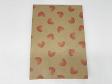 Load image into Gallery viewer, Love Hearts - Recycled Kraft Paper
