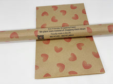 Load image into Gallery viewer, Love Hearts - Recycled Kraft Paper
