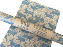 Load image into Gallery viewer, Christmas Reindeer Recycled Kraft Wrapping Paper
