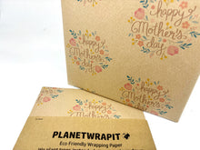 Load image into Gallery viewer, Mothers Day Flowers - Recycled Kraft Wrapping Paper
