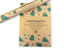Load image into Gallery viewer, Christmas Trees - Recycled Kraft Wrapping Paper
