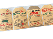 Load image into Gallery viewer, Santa Special Delivery Christmas Tags Sticker Roll (200 pcs)
