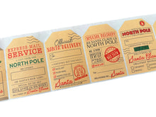 Load image into Gallery viewer, Santa Special Delivery Christmas Tags Sticker Roll (200 pcs)
