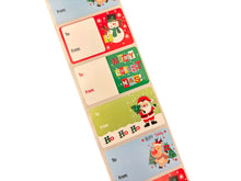 Load image into Gallery viewer, Fun Style Christmas Tags Sticker Roll (250 pcs)
