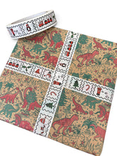 Load image into Gallery viewer, White Christmas Stamps Pattern - Biodegradable Paper Tape
