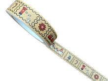 Load image into Gallery viewer, Brown Christmas Stamps Pattern - Biodegradable Paper Tape
