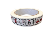 Load image into Gallery viewer, White Christmas Stamps Pattern - Biodegradable Paper Tape
