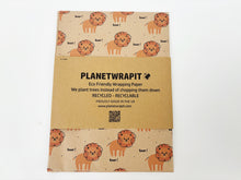 Load image into Gallery viewer, Lion - Recycled Kraft Wrapping Paper
