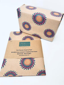 Flame Rotation - Recycled Kraft Wrapping Paper