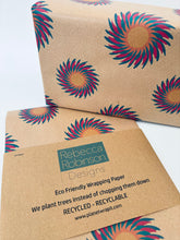 Load image into Gallery viewer, Flame Rotation - Recycled Kraft Wrapping Paper
