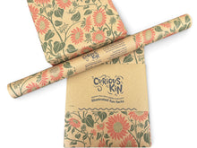 Load image into Gallery viewer, Sunflowers - Recycled Kraft Wrapping Paper
