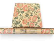 Load image into Gallery viewer, Sunflowers - Recycled Kraft Wrapping Paper
