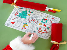 Load image into Gallery viewer, Scribble Mat Christmas Cracker - Reusable Wipe Clean Colouring Mat
