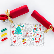 Load image into Gallery viewer, Scribble Mat Christmas Cracker - Reusable Wipe Clean Colouring Mat
