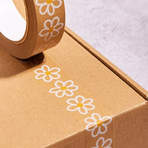 Daisy Tape (24mm x 50m) - Biodegradable Parcel Tape