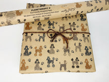 Load image into Gallery viewer, Poodles - Recycled Kraft Wrapping Paper
