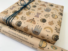 Load image into Gallery viewer, Spellbound - Recycled Kraft Wrapping Paper
