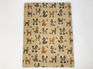 Poodles - Recycled Kraft Wrapping Paper