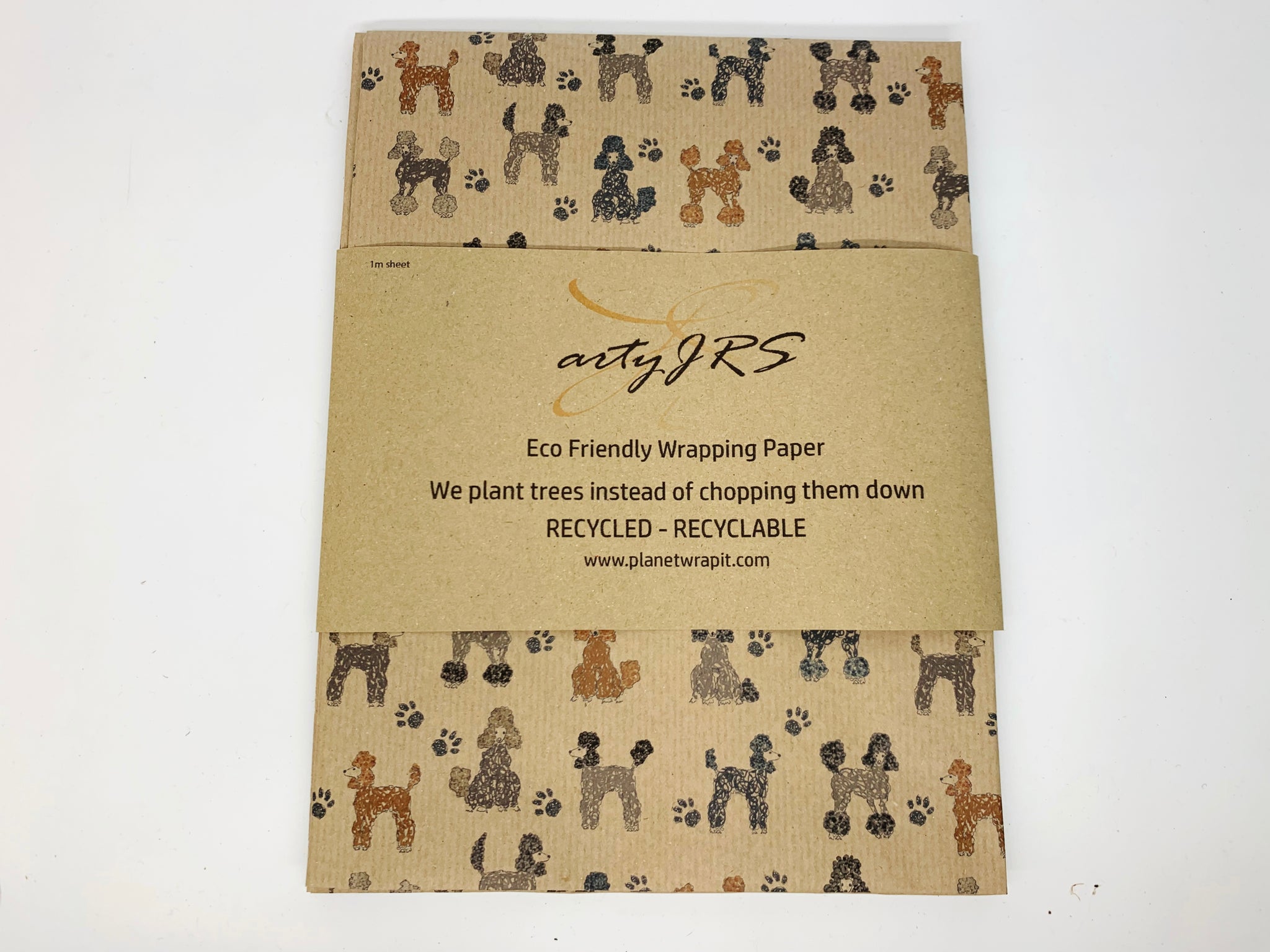 Poodle wrapping paper deals
