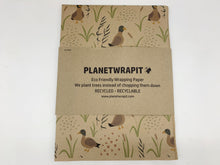 Load image into Gallery viewer, Ducks - Recycled Kraft Wrapping Paper
