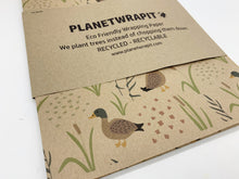 Load image into Gallery viewer, Ducks - Recycled Kraft Wrapping Paper
