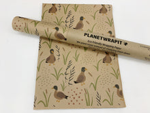 Load image into Gallery viewer, Ducks - Recycled Kraft Wrapping Paper

