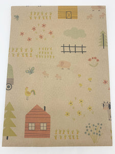 Farm Day - Recycled Kraft Wrapping Paper