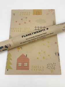 Farm Day - Recycled Kraft Wrapping Paper