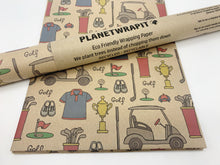 Load image into Gallery viewer, Golf - Recycled Kraft Wrapping Paper
