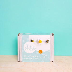 Pom Pom Bee & Daisy Garland Craft Kit