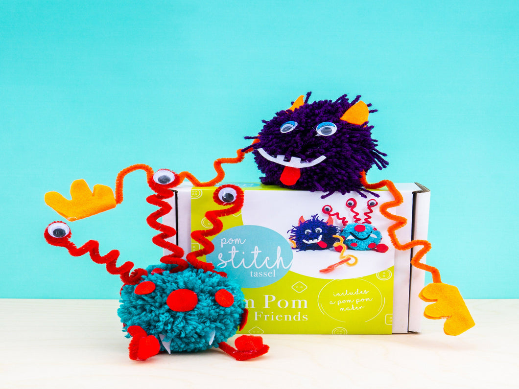 Alien Friends Pom Pom Craft Kit