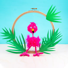 Load image into Gallery viewer, Pom Pom Flamingo Craft Kit
