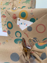 Load image into Gallery viewer, Preloved Presents Spotty - Recycled Kraft Wrapping Paper
