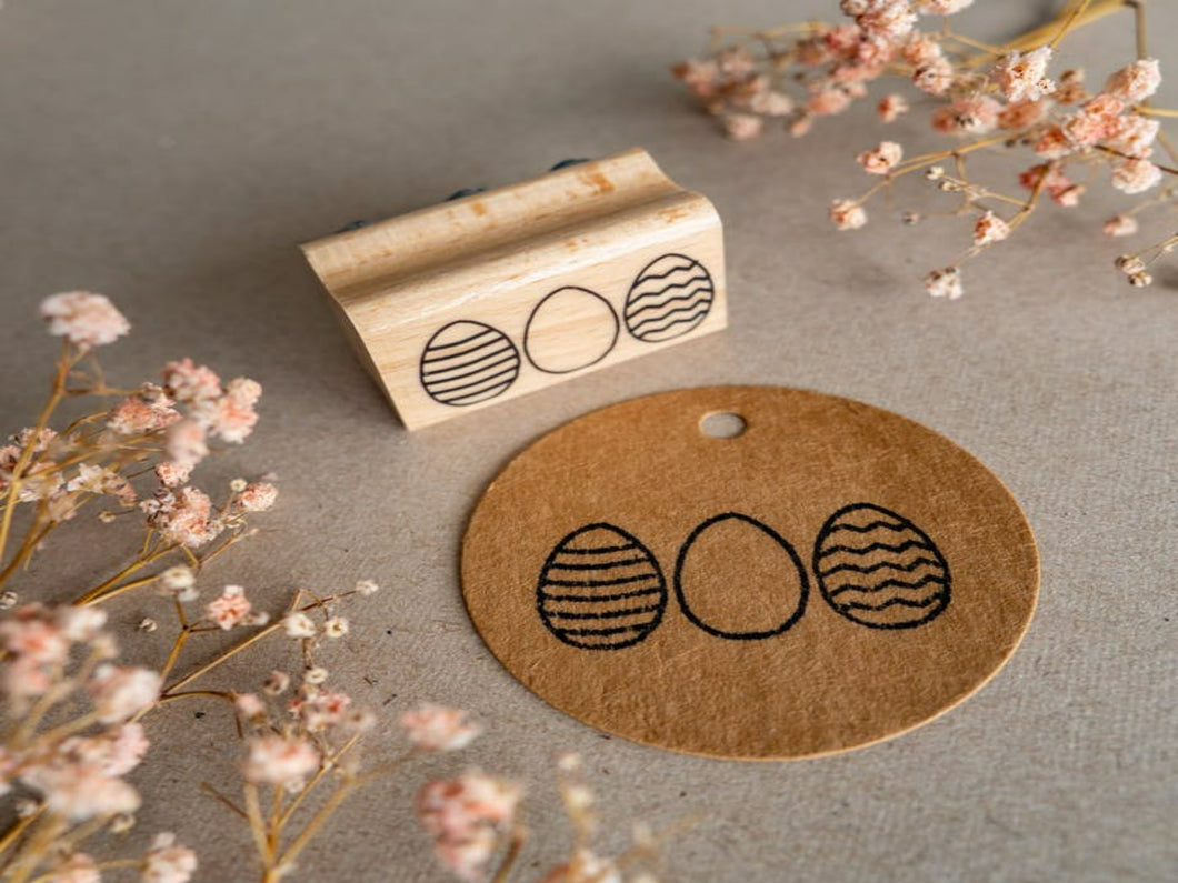 Wooden Easter Egg Stamp