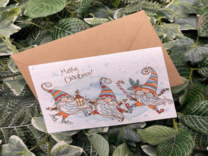 Christmas Gonks - Plantable Christmas Seed Card