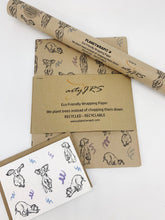 Load image into Gallery viewer, Playful Spaniels - Recycled Kraft Wrapping Paper
