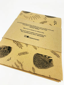 Hedgehog - Recycled Kraft Wrapping Paper