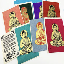 Load image into Gallery viewer, Himalayan Lotka Paper Buddha Greetings Cards - 8 Blank Cards
