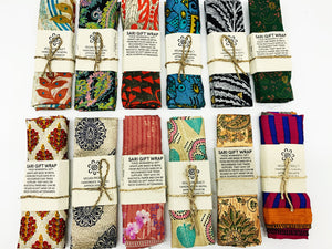Reusable Fabric Gift Wrap - Reclaimed and Fair Trade