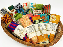 Load image into Gallery viewer, Reusable Fabric Gift Wrap - Reclaimed and Fair Trade
