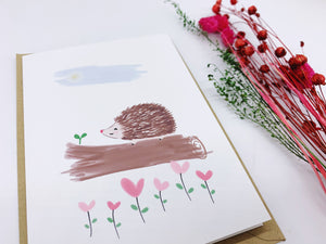 Hedgehog Card - 100% Recycled