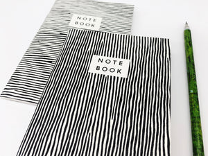 A Pair of A6 Recycled Note Books - Lines