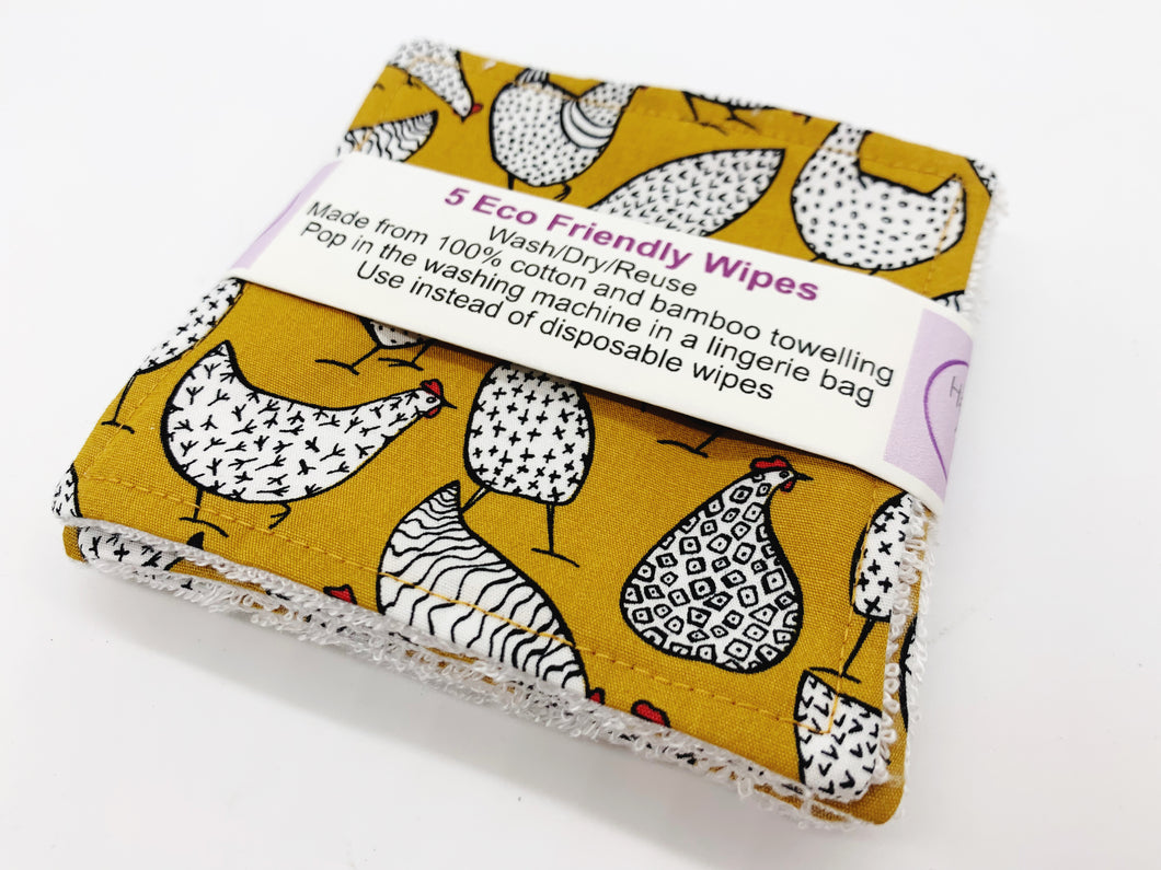 Cotton Facial Cleansing Wipes (multiple designs)