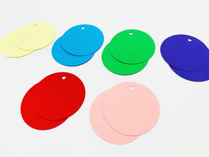 Coloured Kraft Gift Tags - Pack of 12