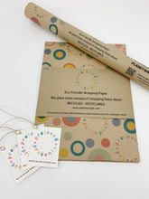 Load image into Gallery viewer, NEW Preloved Presents Spotty - Recycled Kraft Wrapping Paper
