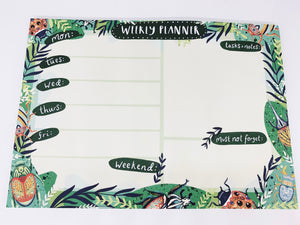 A4 Jungle Bugs Weekly Planner Pad