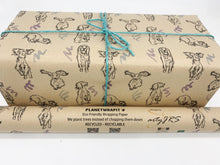 Load image into Gallery viewer, Playful Spaniels - Recycled Kraft Wrapping Paper
