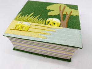 Eco Maximus Conservation Elephant Dung Note Cube