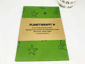 Planets and Stars Recycled Kraft Paper