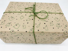 Load image into Gallery viewer, Ghosts - Recycled Kraft Wrapping Paper

